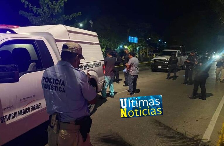 Matan a tiros un hombre en plena costera de Acapulco.