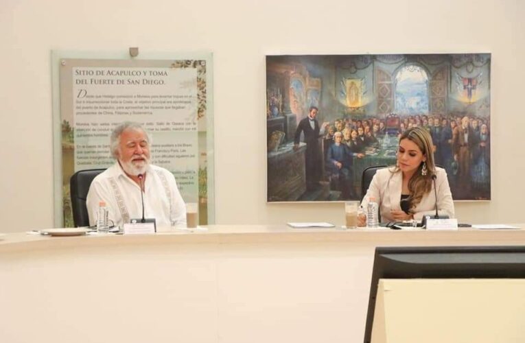 Recibe gobernadora Evelyn Salgado al subsecretario de Derechos Humanos Alejandro Encinas