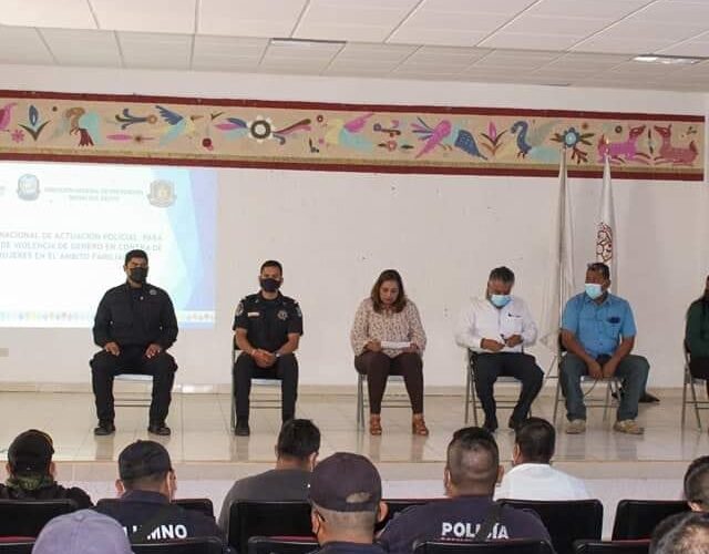 Protocolo Nacional de Actuación Policial para la Atención de Violencia de Género en contra de las Mujeres en el Ámbito Familiar”;en Zumpango.