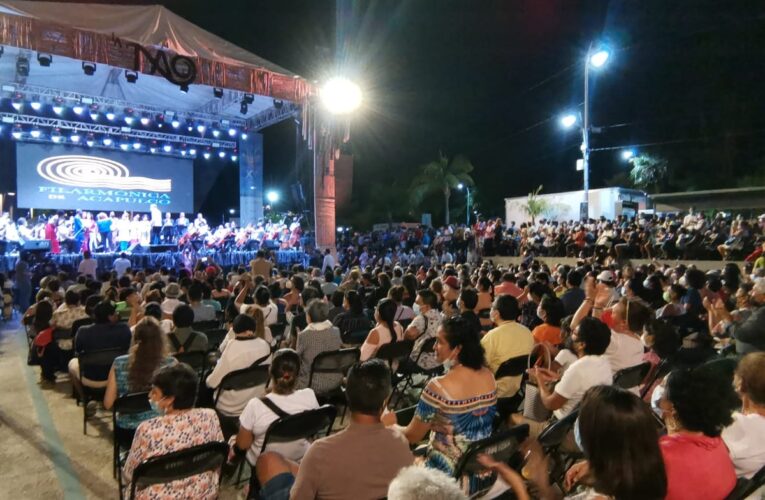 GRANDIOSO CONCIERTO DE CLAUSURA OFRECE LA FILARMÓNICA DE ACAPULCO EN EL FESTIVAL LA NAO