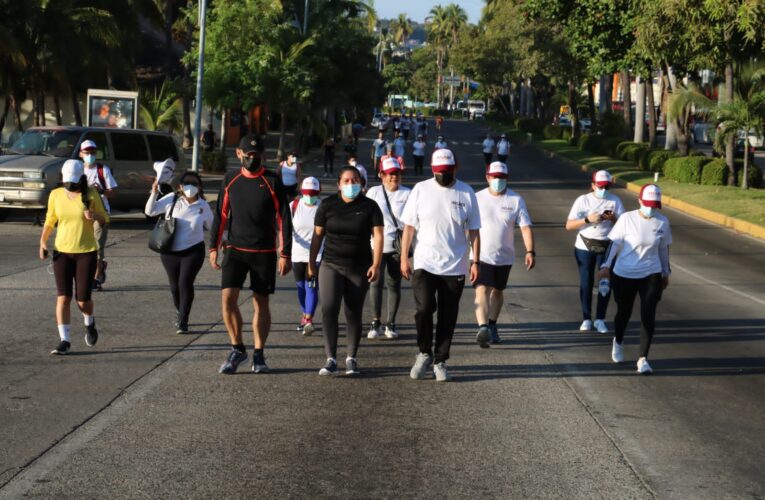 Realiza la SSG caminata en Acapulco en busca de mejorar la calidad de vida de los guerrerenses