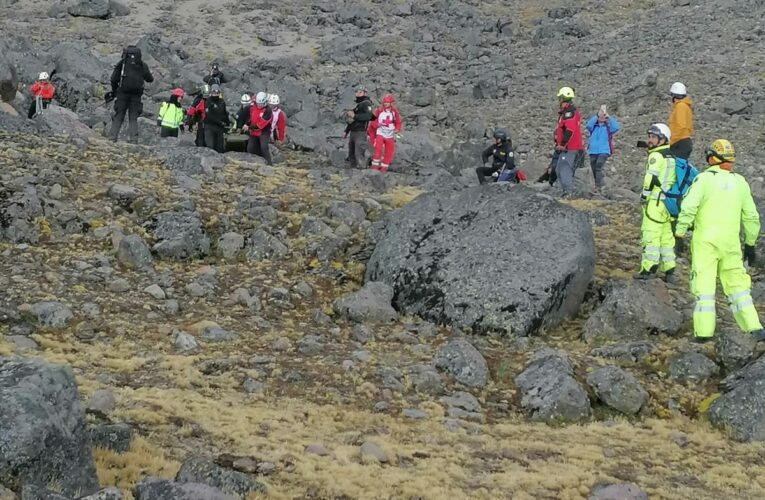 Rescatan a alpinista en el Parque Nacional Iztaccíhuatl–Popocatépetl