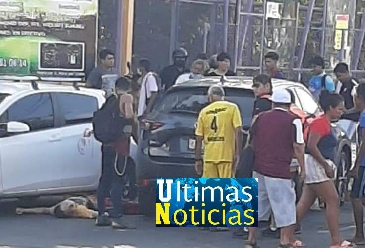 Asesinan a tiros a un sujeto tras persecución en colonia de Acapulco.