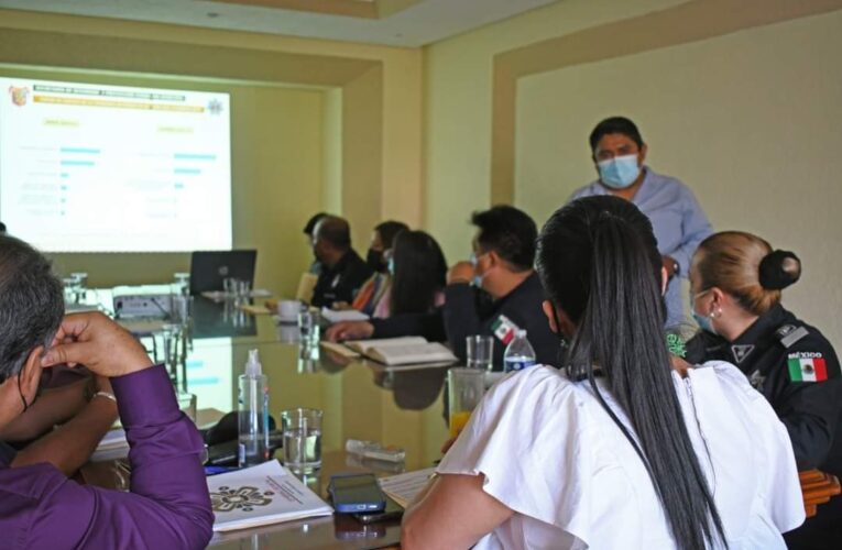 Evalúa gobierno municipal avances en seguridad pública