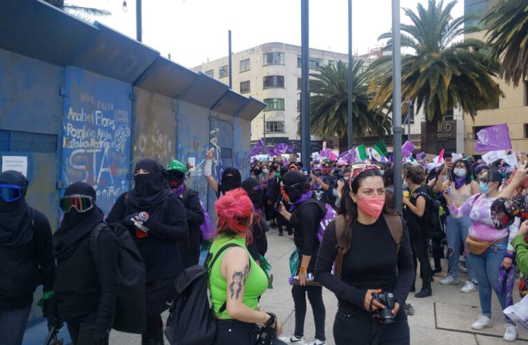 Marcha #8M deja 12 personas lesionadas en CDMX hasta las 16:30 horas