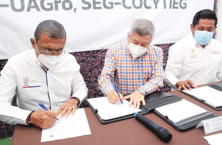 Firman convenio de colaboración SEG-UAGro y Cocytieg