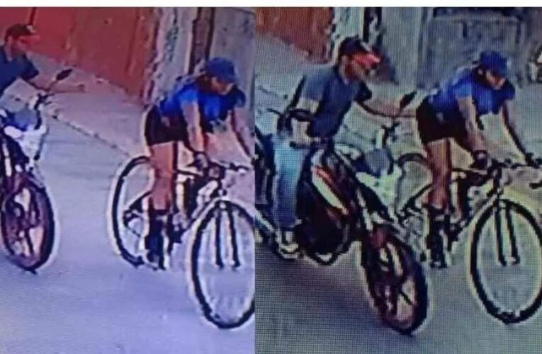 Motociclista nalguea a una mujer ciclista!!