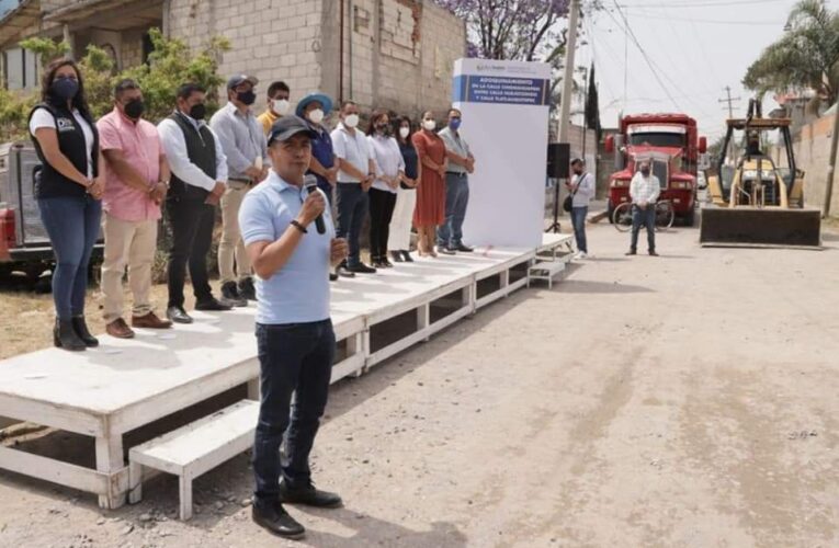 Obras de beneficio social para San Andrés, Cholula: Edmundo Tlatehui.