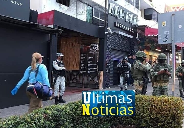 Un muerto y tres heridos durante un ataque armado en una cantina de la costera en Acapulco.