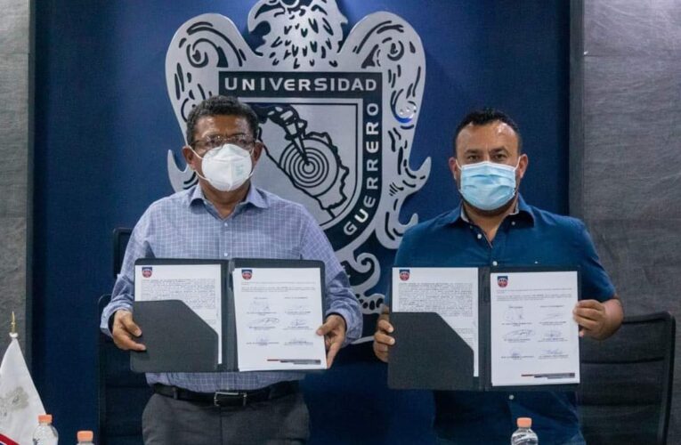 Ayuntamiento de Leonardo Bravo firma convenio de colaboración institucional con la UAGro