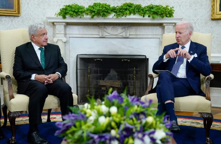 Se reúne con Joe Biden en la Casa Blanca, AMLO.