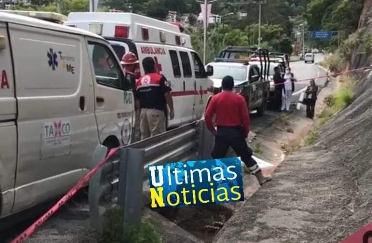 Sujeto muere, al caer del mirador de Monte Taxco