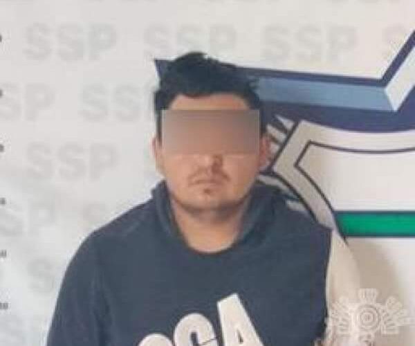 Captura Policía Estatal a presunto asaltante de transporte de carga