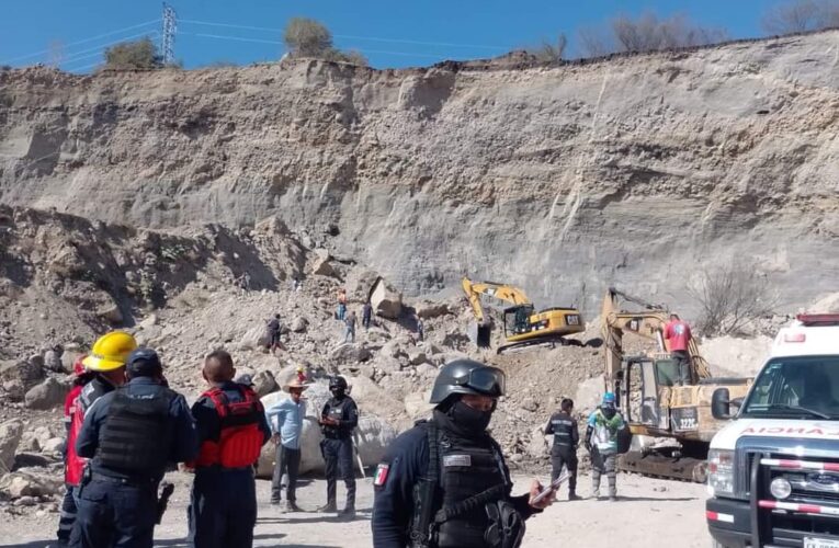 Derrumbe en mina de Taxco: 2 mineros atrapados.