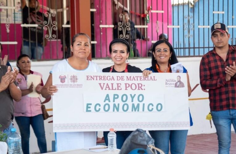 Recorre  la presidenta de Chilpancingo, Norma Otilia Hernández, 5 localidades y supervisar obras.