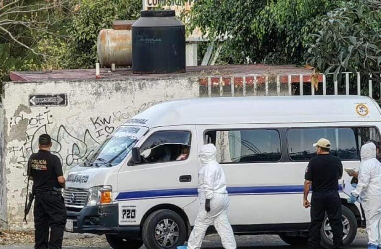 MATAN A BALAZOS A CHÓFER DE URVAN EN CHILPANCINGO.