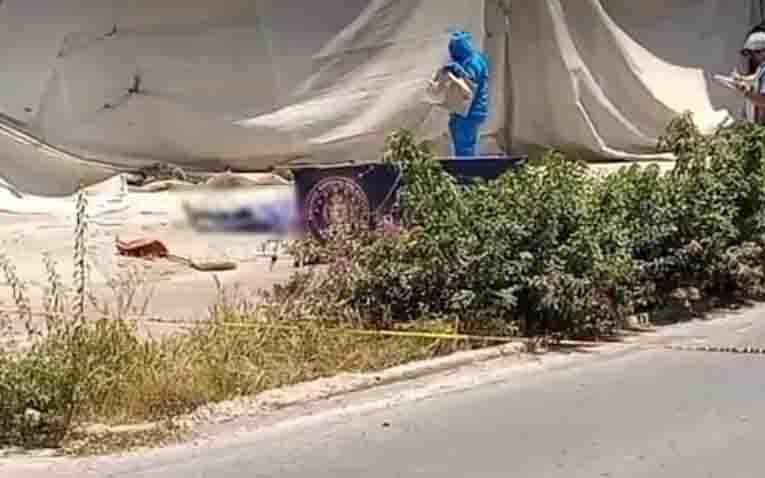 Asesinan empleado del Ayuntamiento y le dejan una narco cartulina, dirigida al alcalde David Gama.