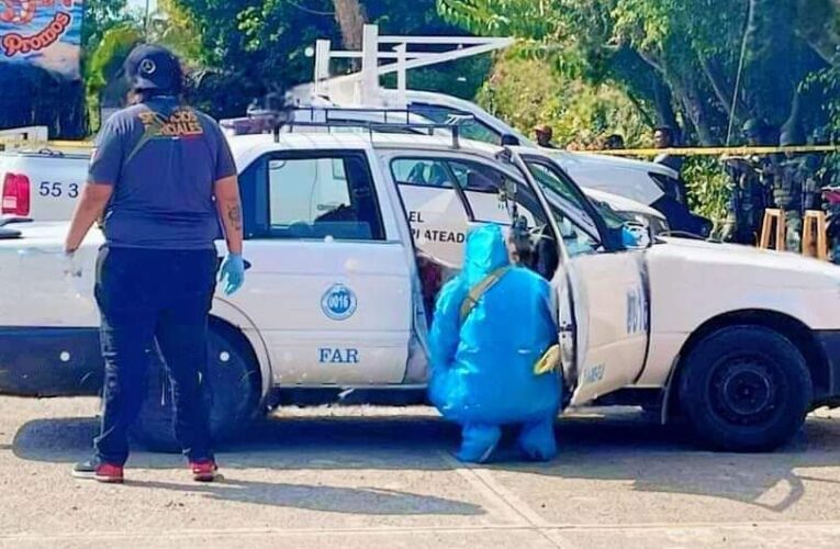 ‼️Matan a taxista en su vehículo en Zihuatanejo!!
