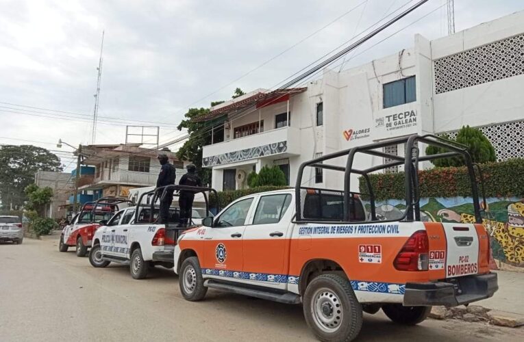 Toman las fuerzas armadas federales la seguridad en Coyuca de Benítez.