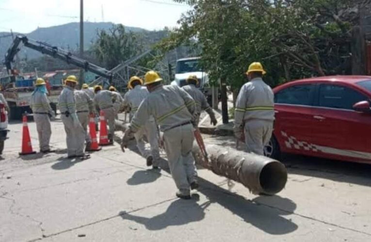 Asaltan a trabajadores de la CFE en colonia de Acapulco.