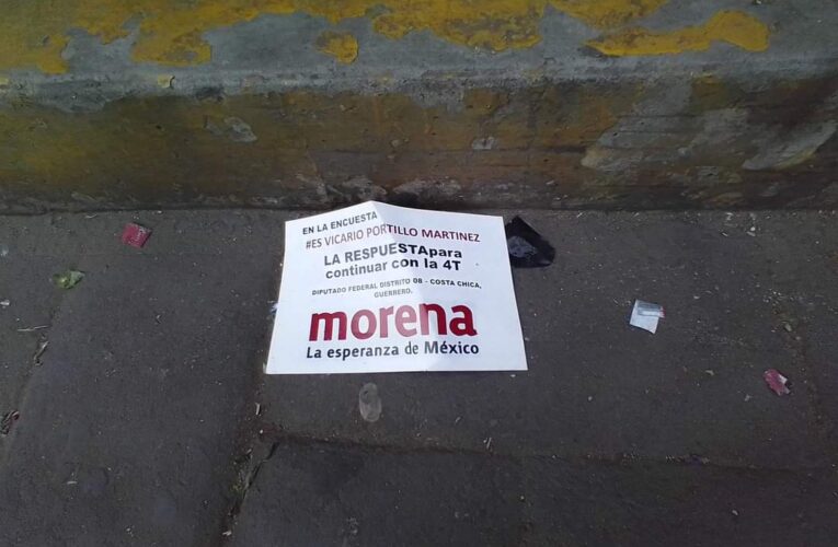 Adelanta Promoción el morenista Vicario Portillo en Ometepec, por la postulación a diputado federal.