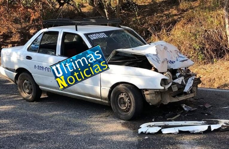 5 heridos, en accidente automovilístico en Ometepec.