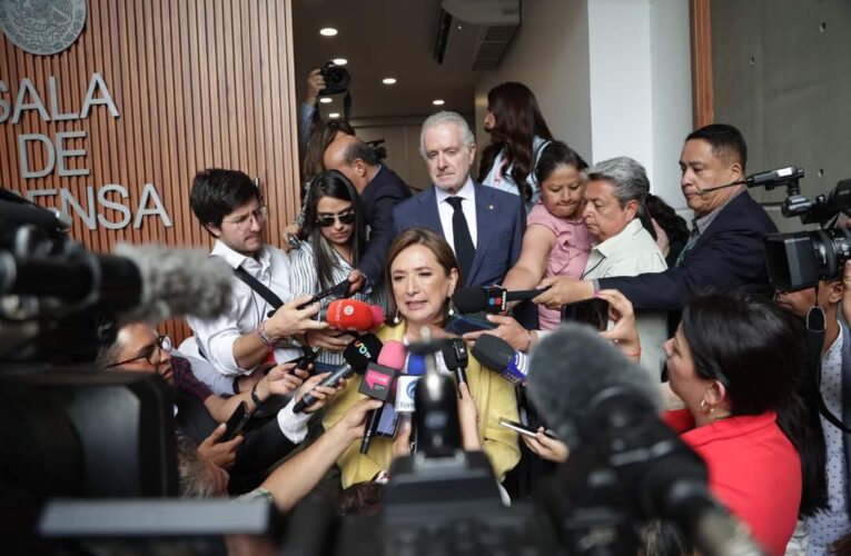 PRESENTA XÓCHITL GÁLVEZ, DEMANDA EN EL TRIBUNAL ELECTORAL POR OMISIÓN DEL INE