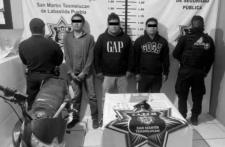 Capturan a una peligrosa banda de maleantes, en San Martín Texmelucan!!