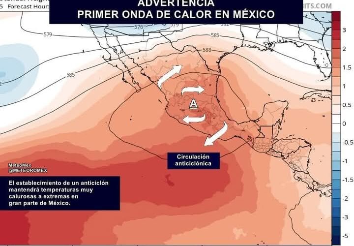 Alerta en los próximos dias, por intensa ola de calor en todo México.!! 