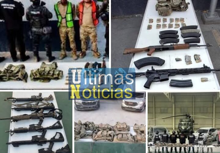 CAE SICARIO HONDUREÑO CON ARSENAL, EQUIPO TÁCTICO Y VEHÍCULOS.