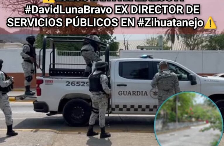 Desviven a tiros a ex funcionario municipal de Zihuatanejo, recibió una ráfaga de cuerno de chivo 