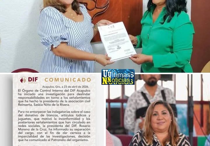 Cayó la directora del DIF municipal de Acapulco, por actos de corrupción!!