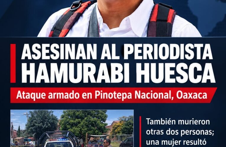 Asesinan a periodista en Pinotepa Nacional Oaxaca!!
